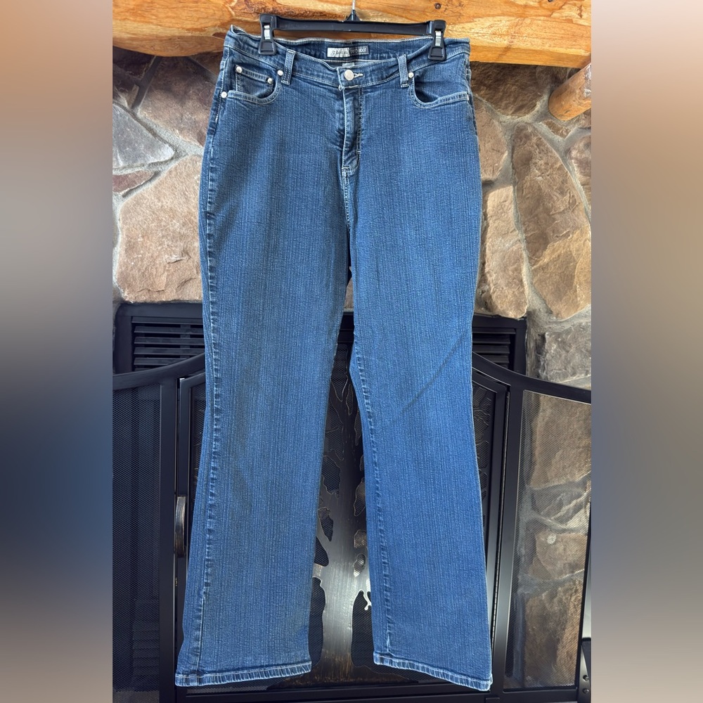 St. John's Bay Women's Flare Jeans in Blue